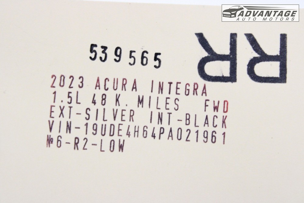 2023-2025 ACURA INTEGRA REAR RIGHT BLIND SPOT RADAR SENSOR MODULE BRACKET OEM