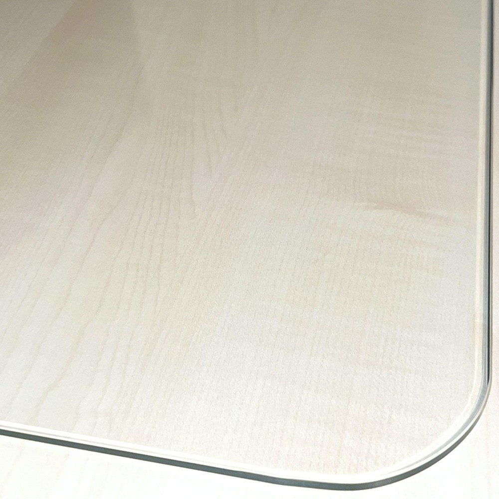 Marvelux Tempered Glass Desk Pad, Clear Surface Protector, Multi-Purpose Dura...