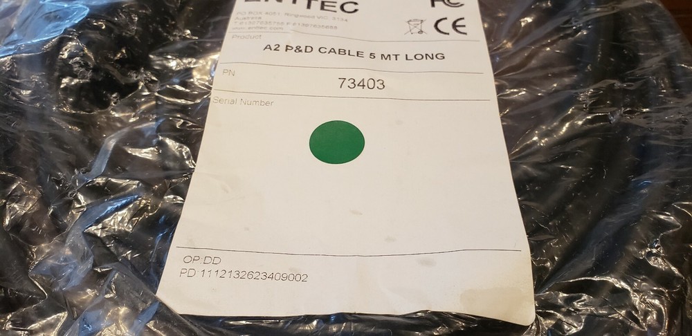 ENTTEC 73403 16' Genuine Connector Cable Aleph 2 LED Light DJ Stage Lighting