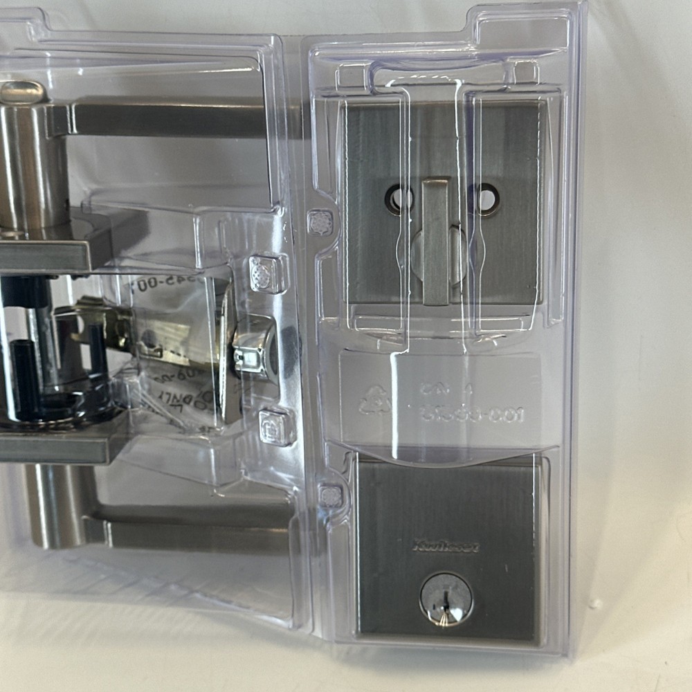 Kwikset Perth Keyed Entry Handle & Single Cylinder Deadbolt Combo Pack 99910-092