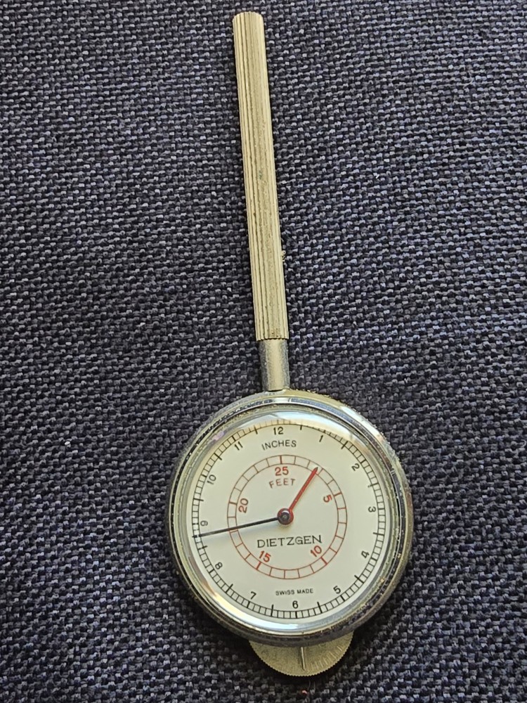 Dietzgen Vintage Swiss  Map Measuring Meter