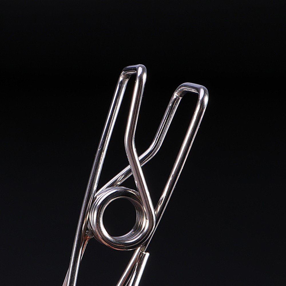 24 Pcs Metal Hanging Clip Clothes Clips for Drying Windproof Rust Resistant
