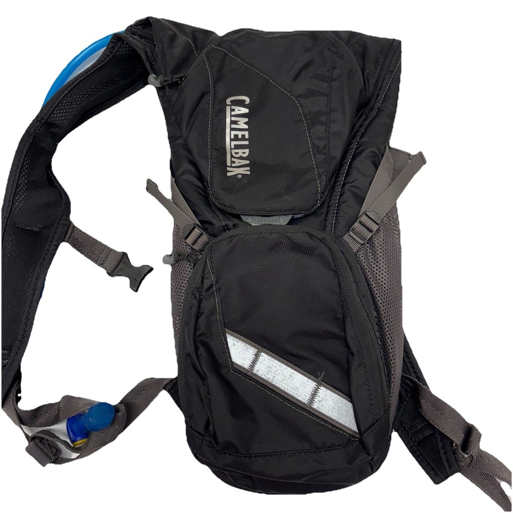 Camelbak Hydration Black Backpack/Blue Hydration Pack Great Condition