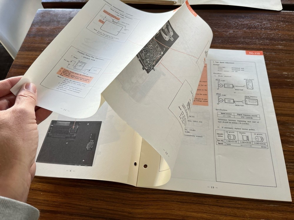 SONY Cassette-Corder TC-115 Service Manual