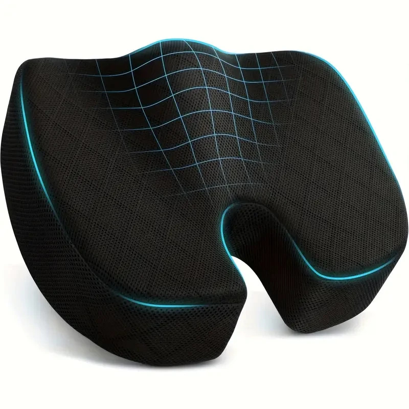 Memory Foam Seat Cushion – U-Shaped Sitting Pad