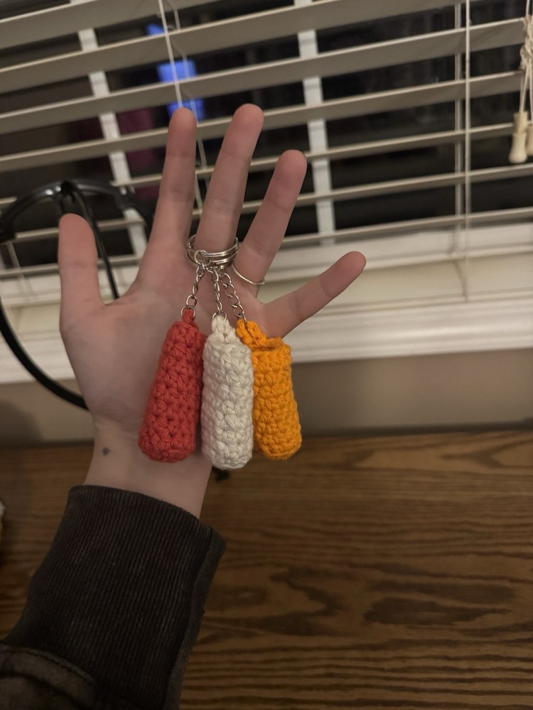 Hand Crochet Custom Lipbalm Chapstick Case