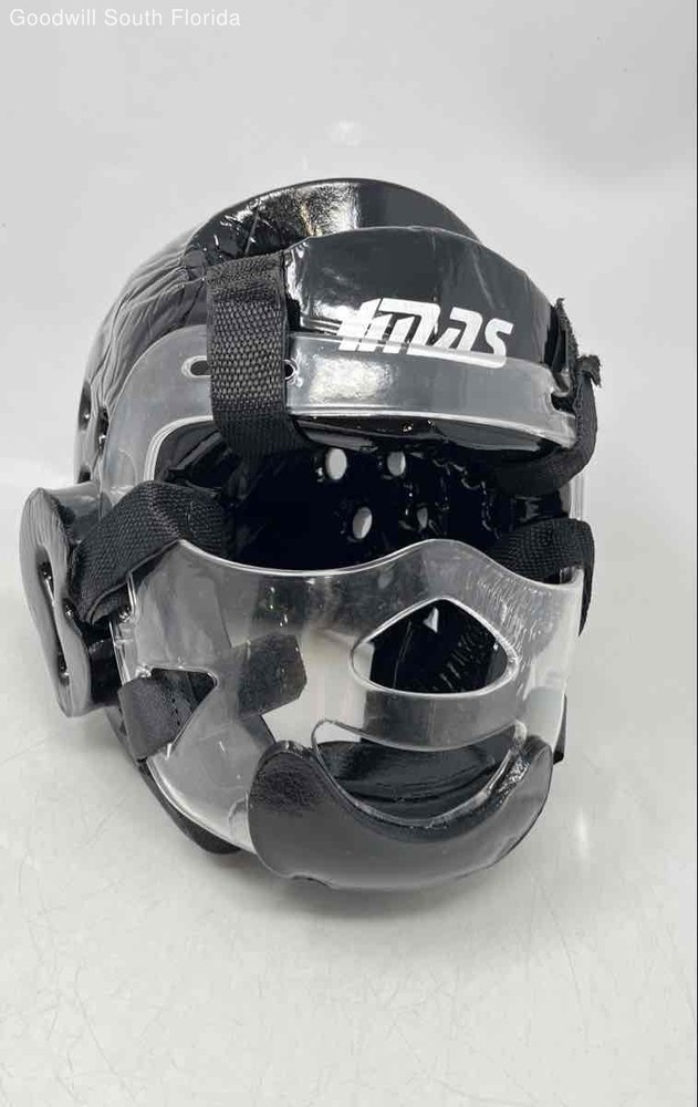 ProForce Thunder Black Karate Sparring Face Shield Training Headgear Helmet Sz S