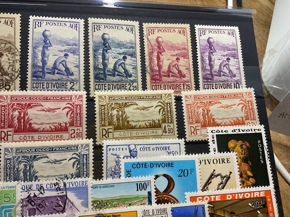 French colonies mounted mint or used stamps B3727