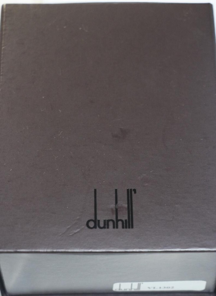 Unused Dunhill Gas lighter Silver unique hammer with box