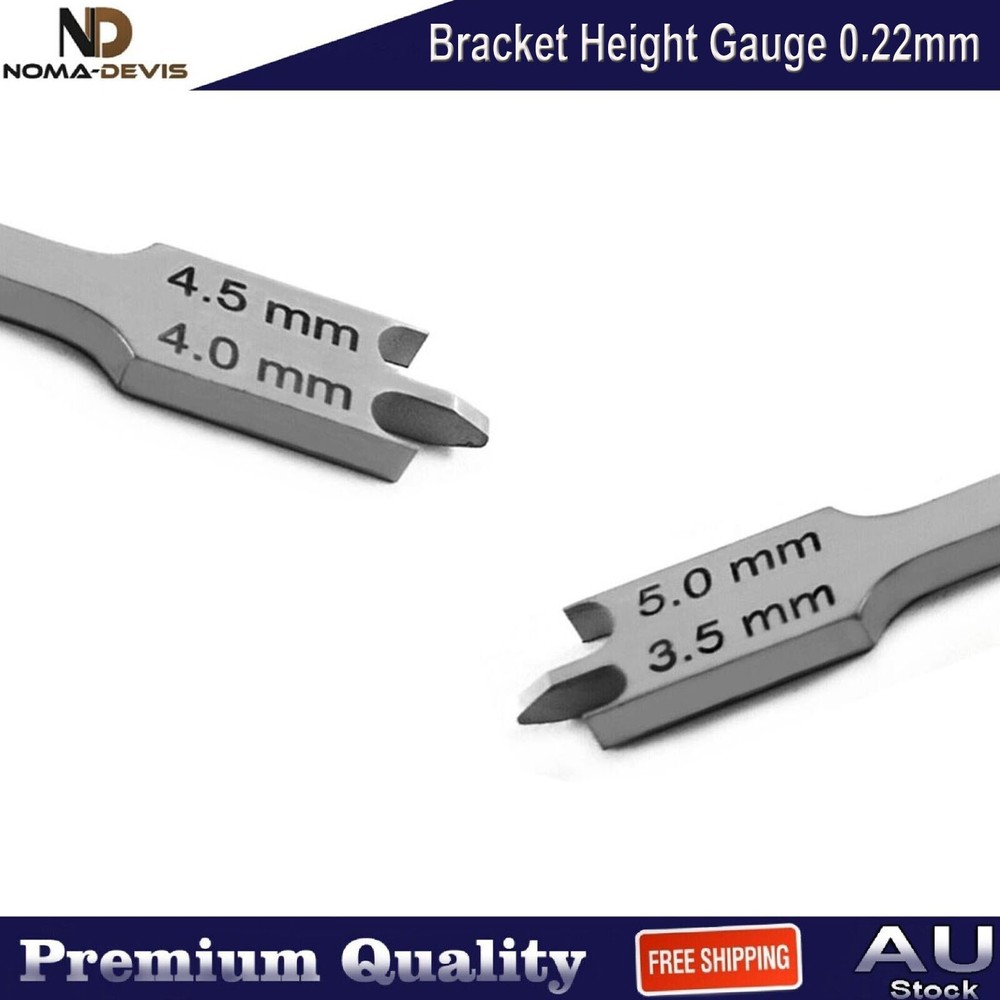 Bracket Positioning Height Gauge Wick Type Adjustable Tooth Braces Orthodontics