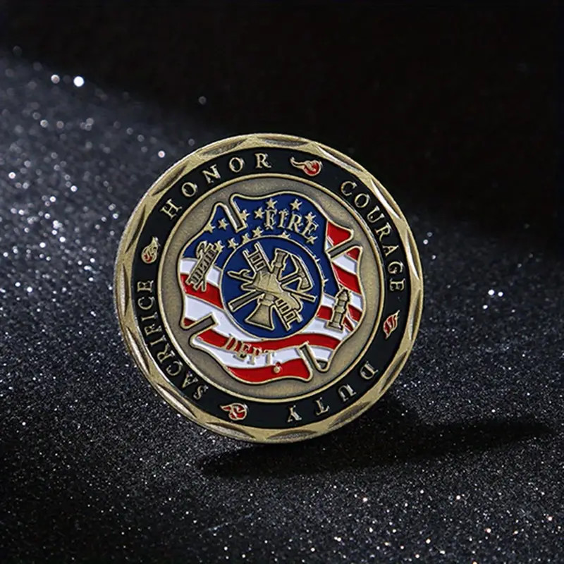 Fire Department Challenge Coin  Excellent Gift