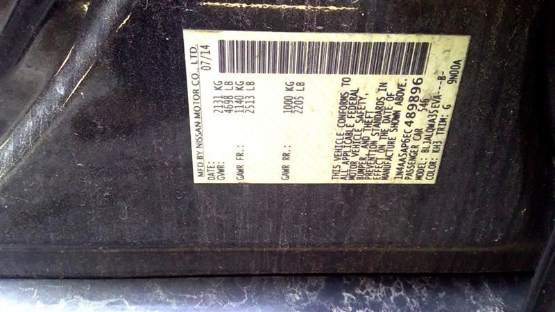 Engine ECM Electronic Control Module Automatic CVT Fits 14 MAXIMA 91914625