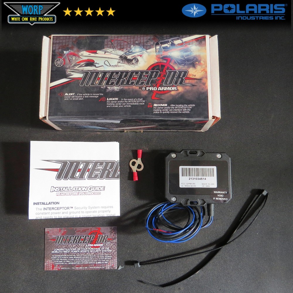 PRO ARMOR INTERCEPTOR UTV ATV AUTO SECURITY SYSTEM GPS ALARM TRACKER LOCATOR