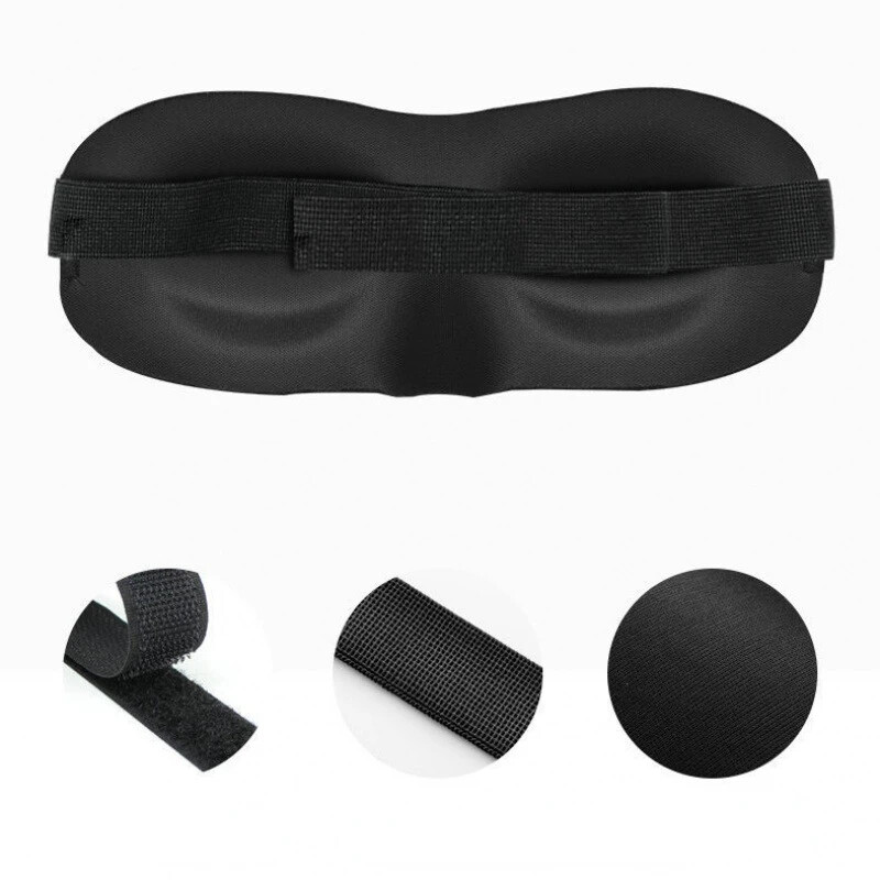 New Black 3D Block Out Light Sleeping Mask