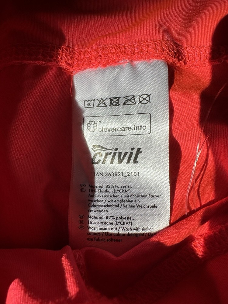 Crivit Orange Leggings 8-10