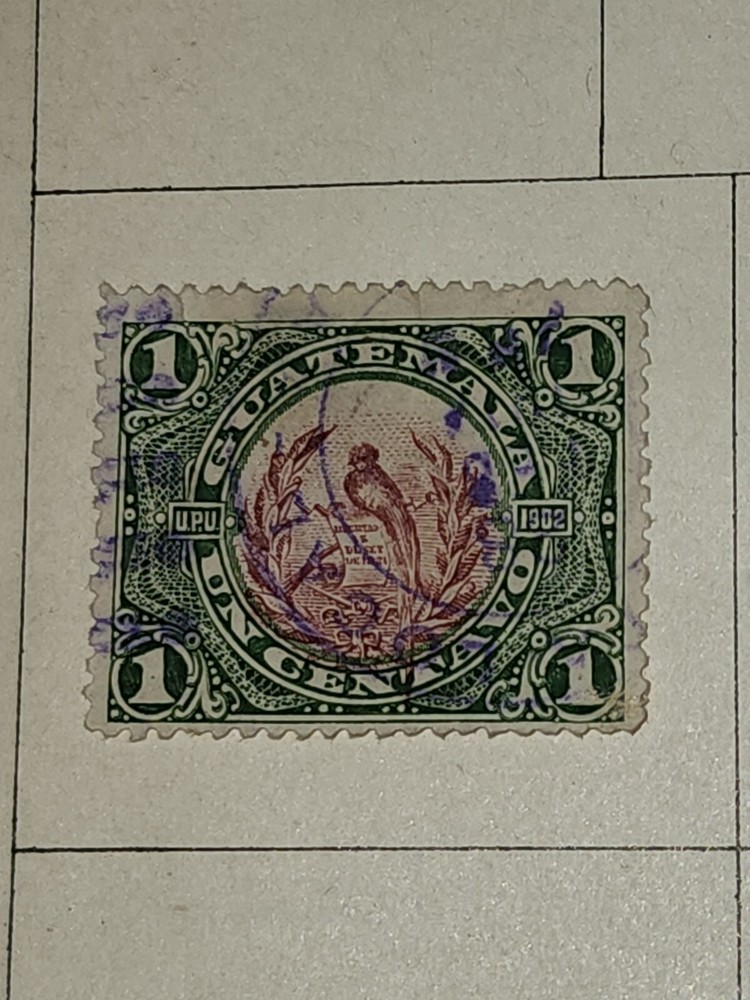 Foreign Guadeloupe 1c Stamp Used - #H328