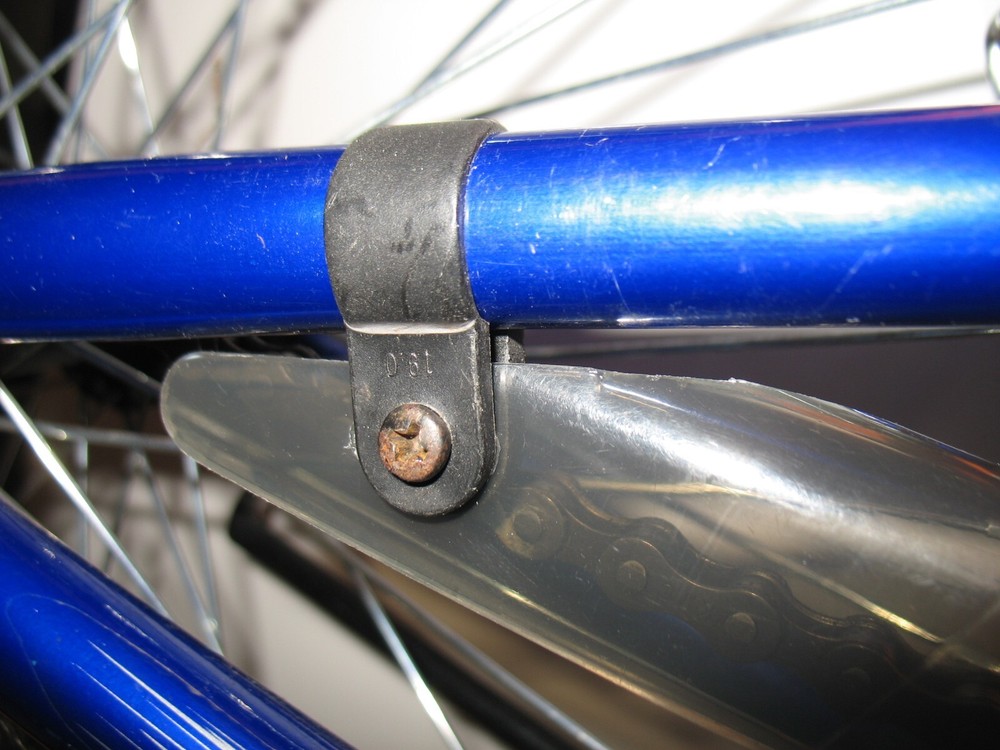 Smoked Plastic Bicycle Chain Guard Without Hardware #24