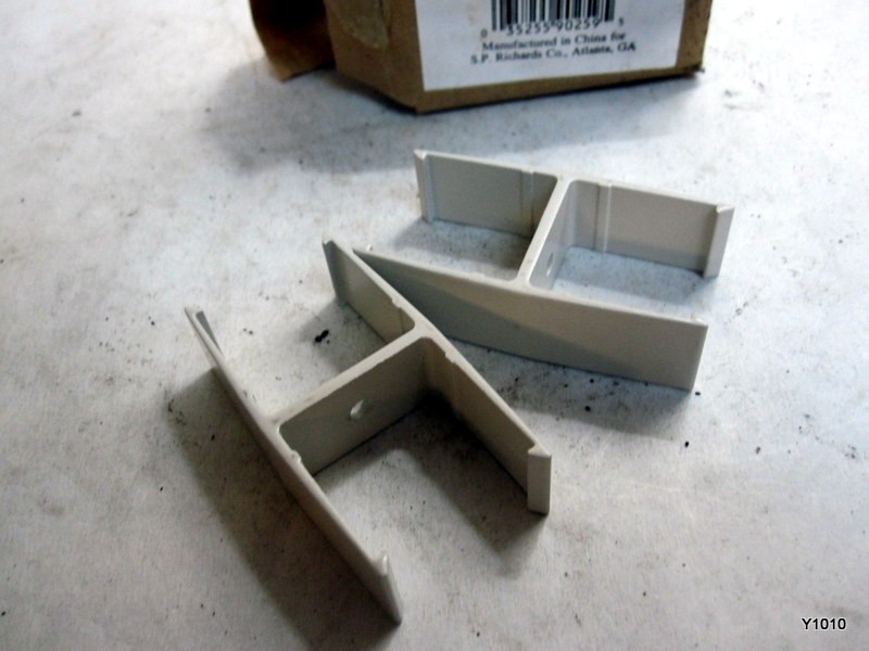 Lorell 180-degree Straight Panel Connectors LLR90259