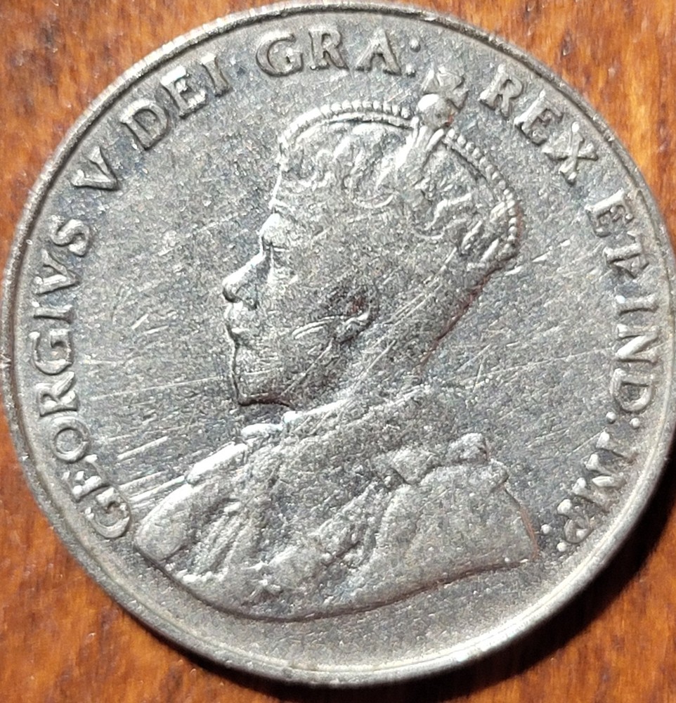 1935 Canada 5 Cent Coin N268
