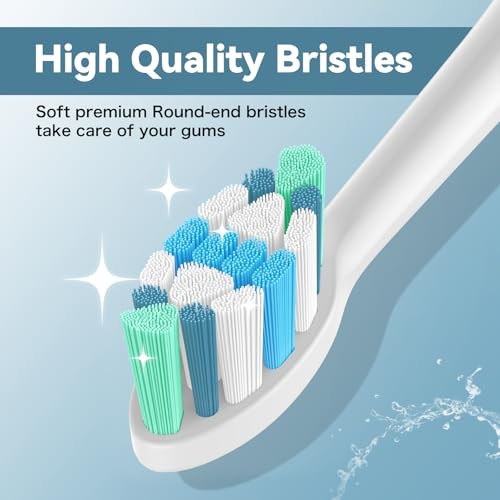 Philips Sonicare Replacement Toothbrush Heads, 8 Pack, Soft Bristles