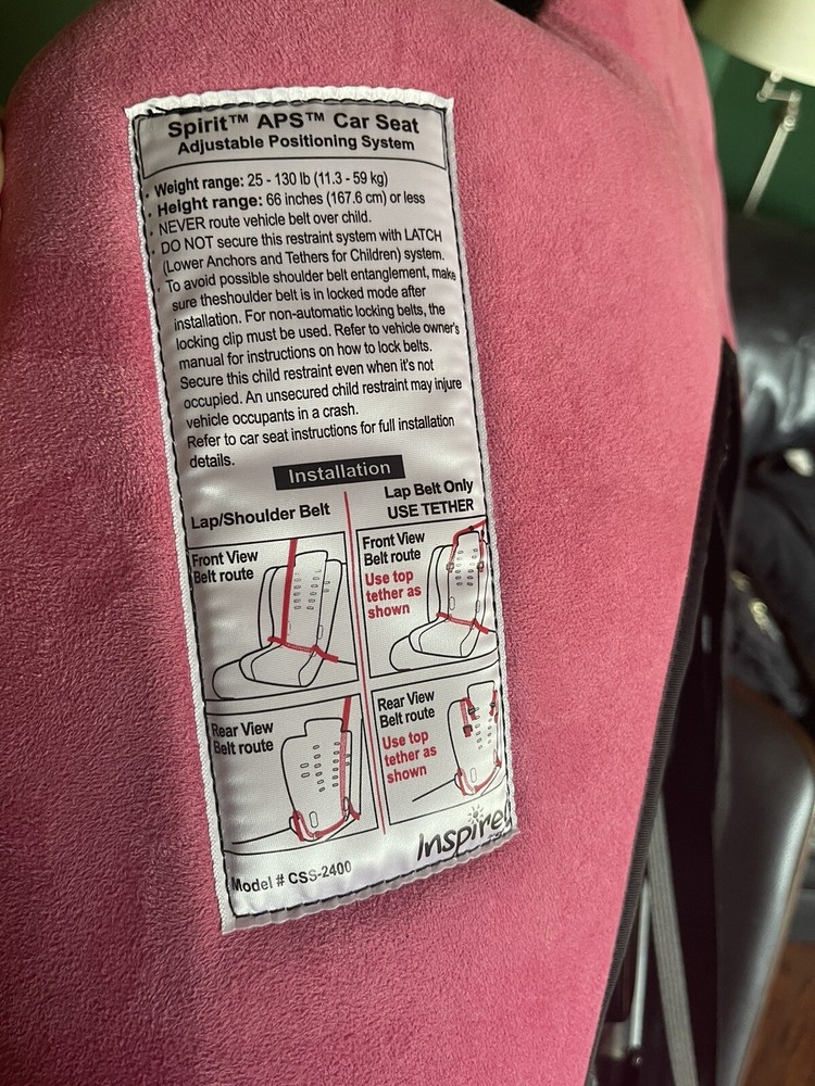 Spirit APS Special Needs Car Seat