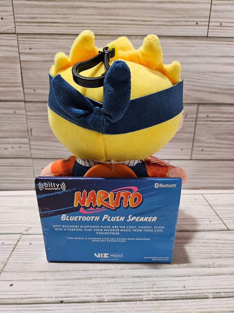 Naruto 6" Plush Bluetooth Speaker with Clip Bitty Boomers