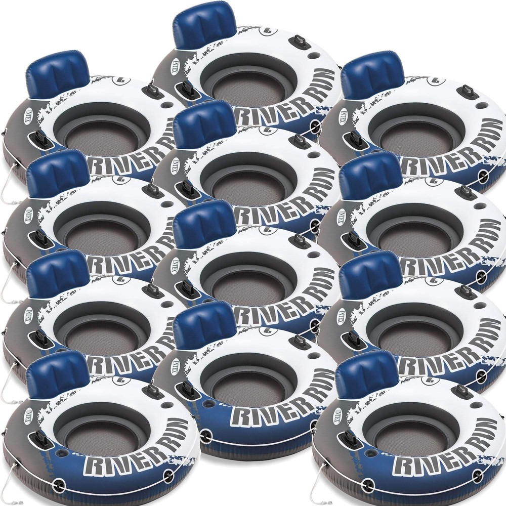 24 Pack Intex River Run I Tube Inflatable Float Raft 53" Diameter