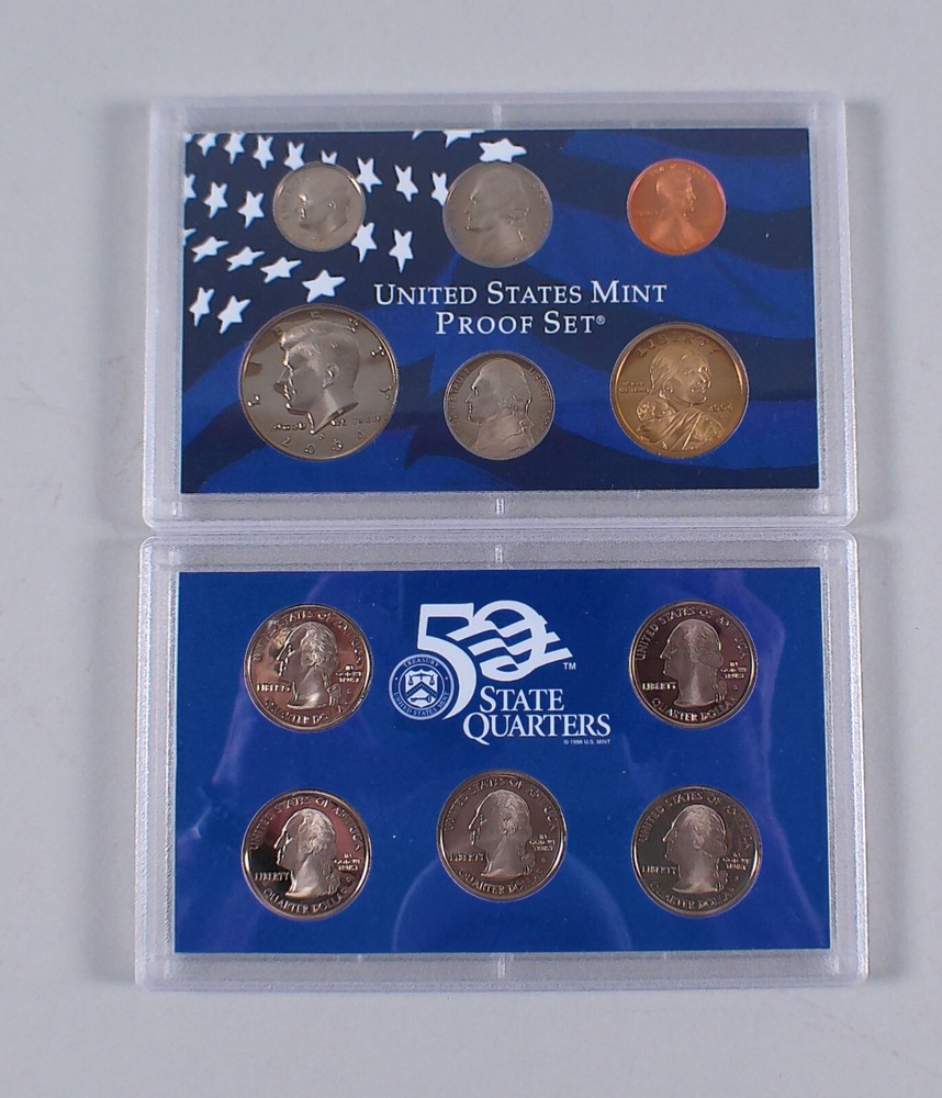 US Mint Clad Proof Sets Complete Run 2000-2006 Full 7 Box Collection