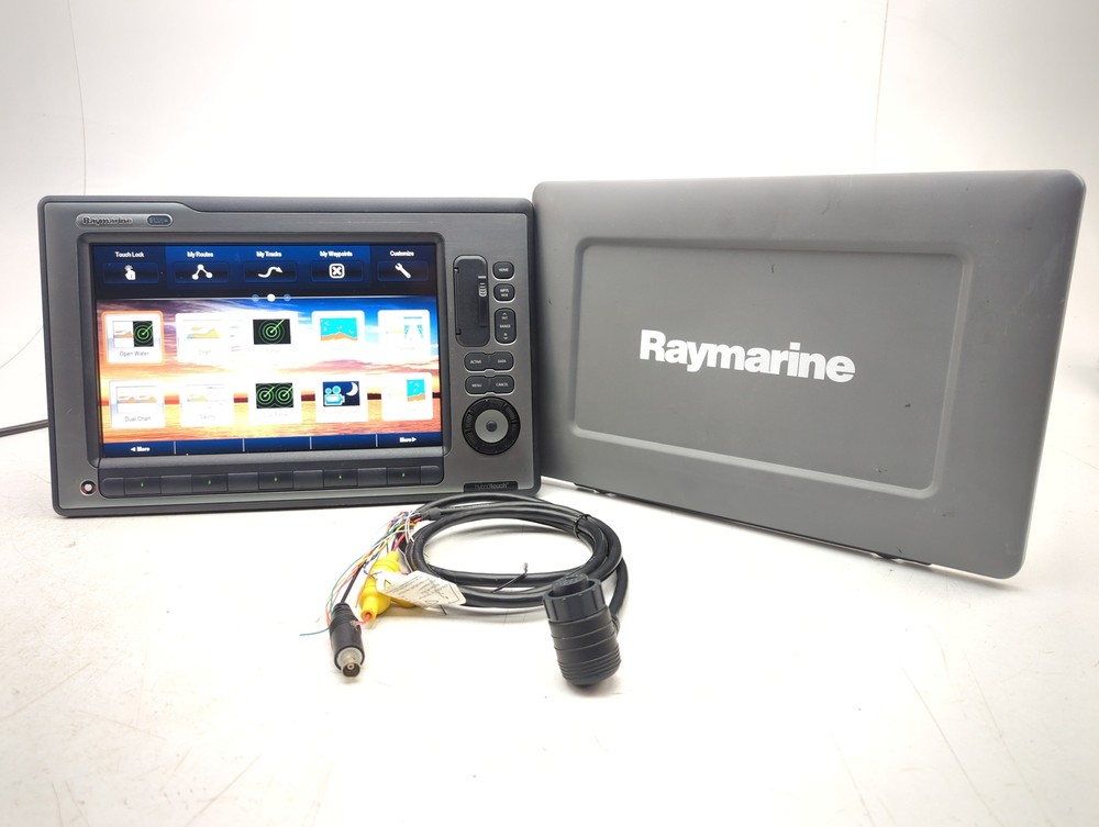 Raymarine E120W E62223 Touchscreen 12" FishFinder Radar GPS Chartplotter Display