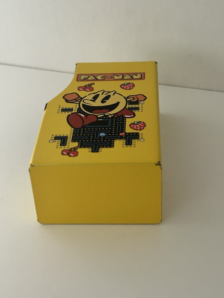 Pac-Man Arcade Machine Tin Box Candy Retro Game Design
