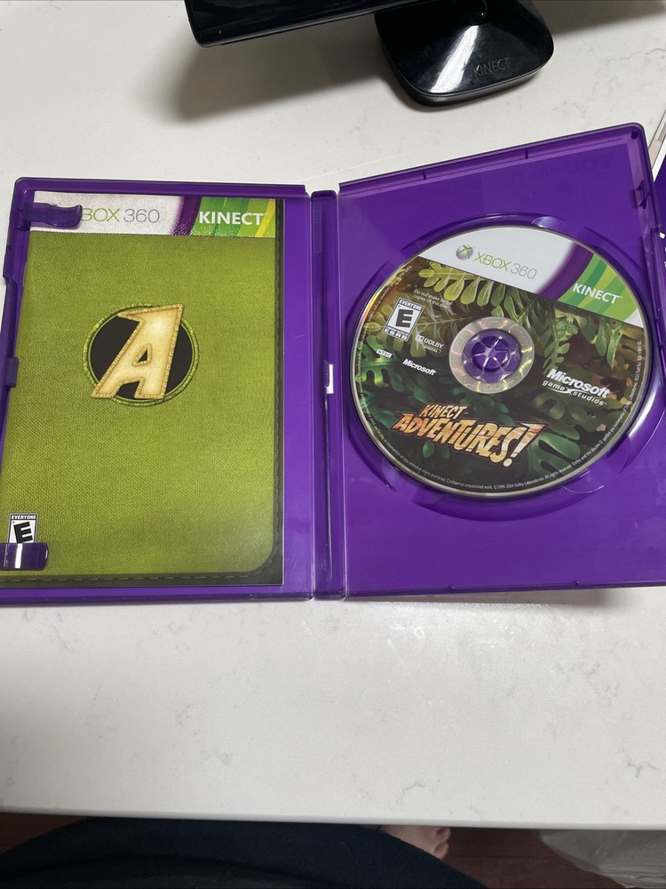 OFFICIAL Microsoft Xbox 360 Kinect System with Two Games FAST SHIP