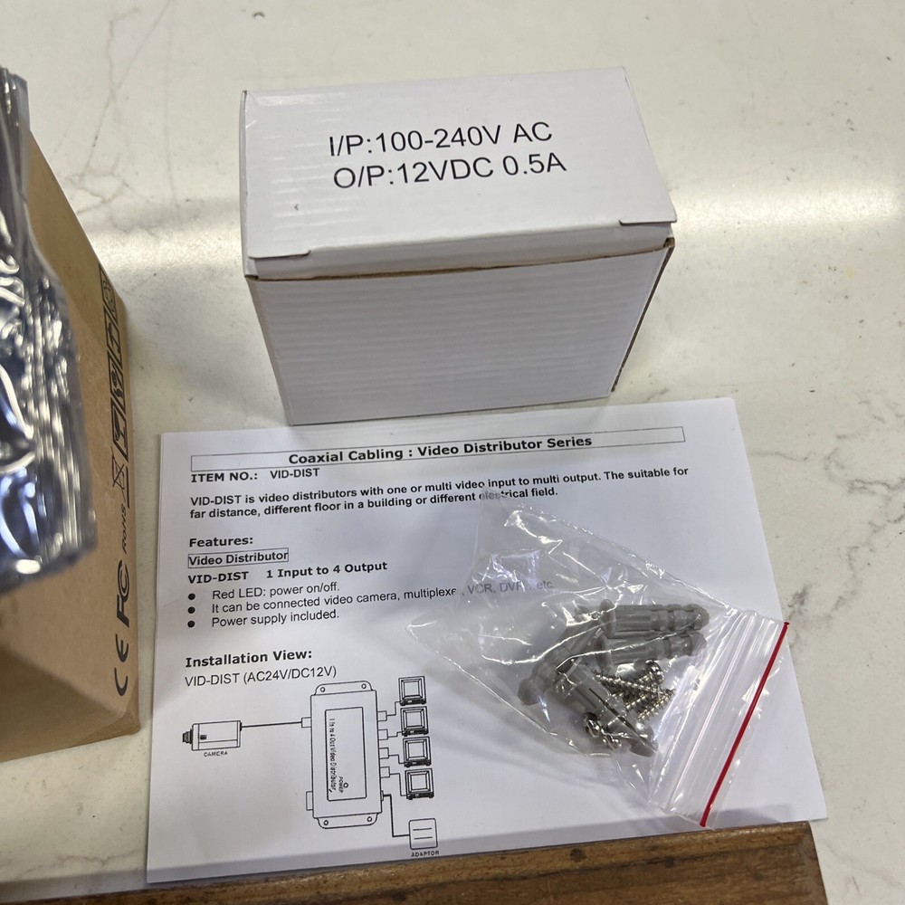 Speco Technologies Coaxial cabling Video Distributor/amplifier VID-DIST