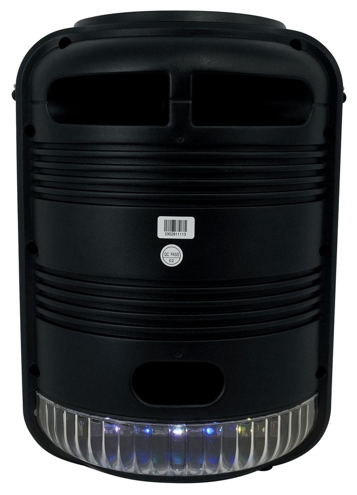 Technical Pro LIT8 Portable 8" Bluetooth LED Karaoke Machine System+Carry Strap