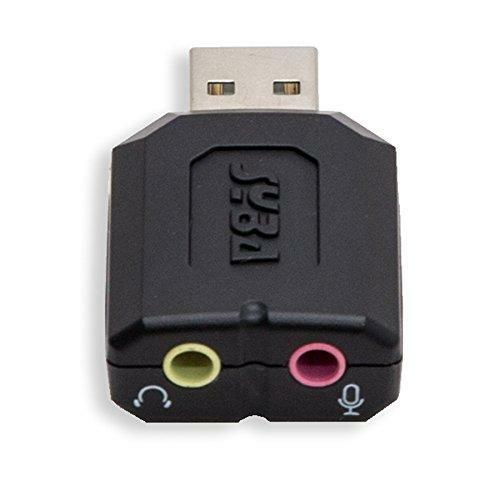 Syba external USB Stereo Sound Adapter for Windows, Mac, Linux Extra Audio