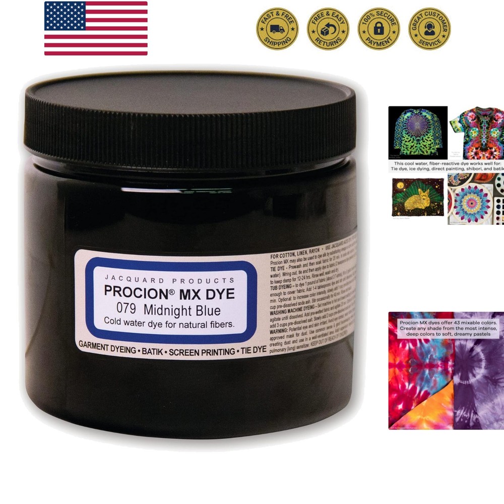 Procion Mx Dye Midnight Blue 8Oz