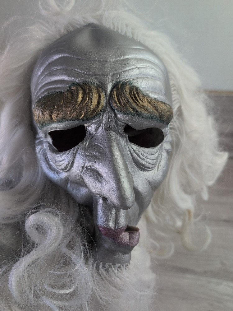 Cesar silver father time mask