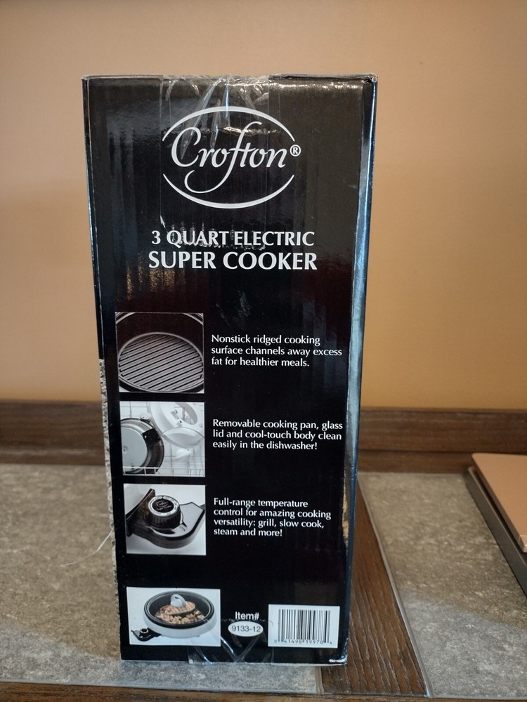 Crofton 3 Quart Electric Super Cooker