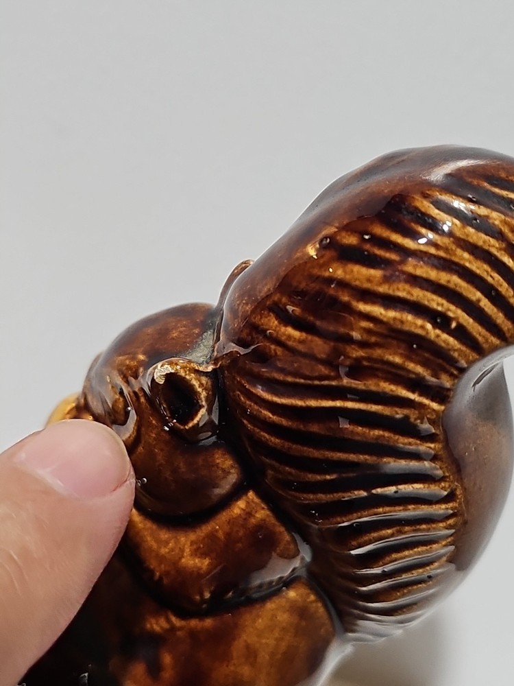 Mid Century Modern Squirrel Planter Ceramic MCM
