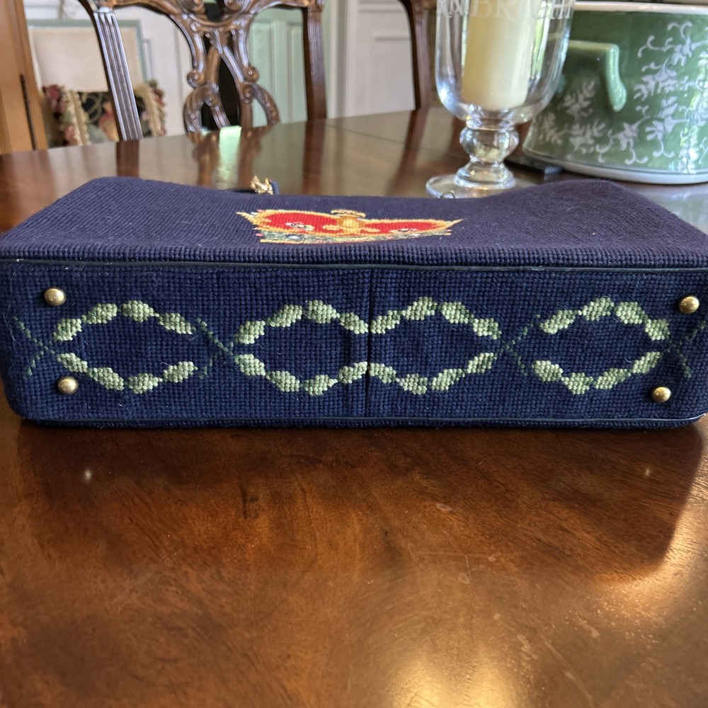 Extra Large Needlepoint Purse Exquisite