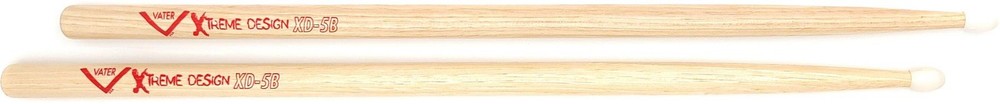 Vater Xtreme Design Drumsticks - 5B - Nylon Tip (10-pack) Bundle