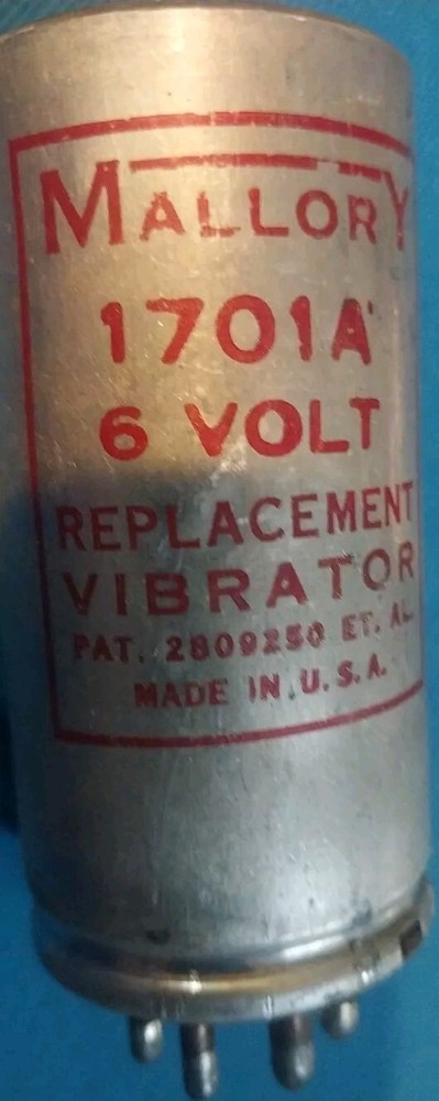 MALLORY VIBRATOR 7 PIN - 1701A 6 Volt