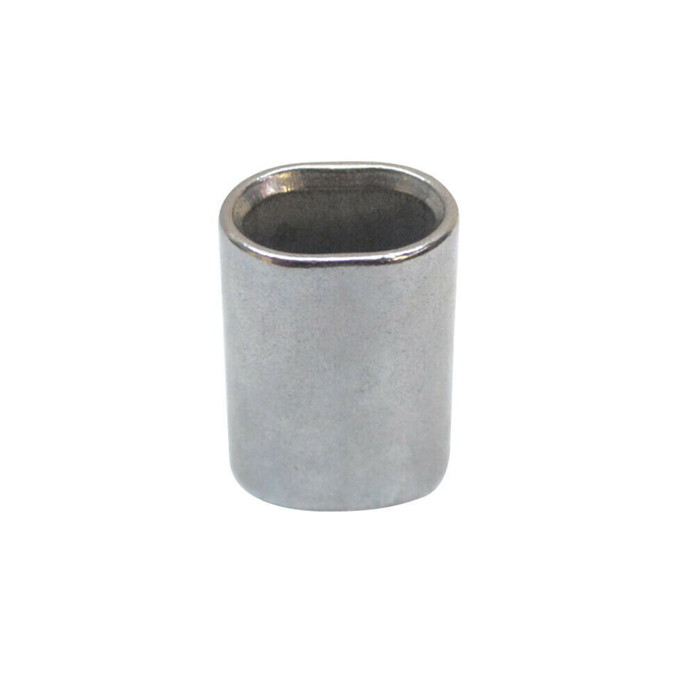 Chamfer Stainless Steel Cable Wire Rope Crimping Loop Sleeve, 3/8" | 10 Pc |