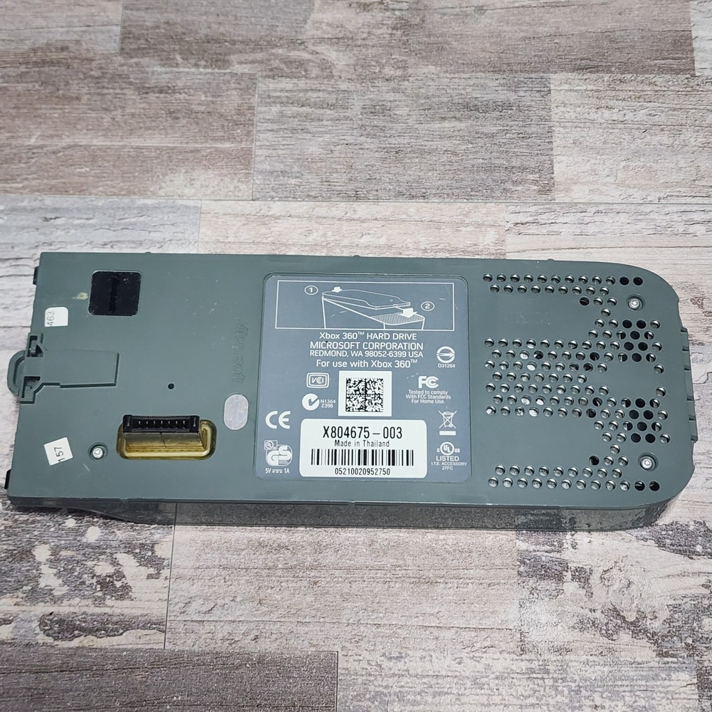 Microsoft OEM Xbox 360 External Hard Drive HDD X804675-003 Tested