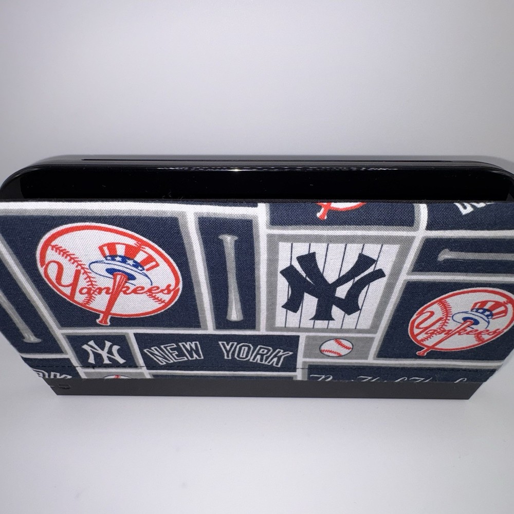 Nintendo Switch 2 Dock Cover Screen Protector Sleeve Dock Sock NY Yankees Logos