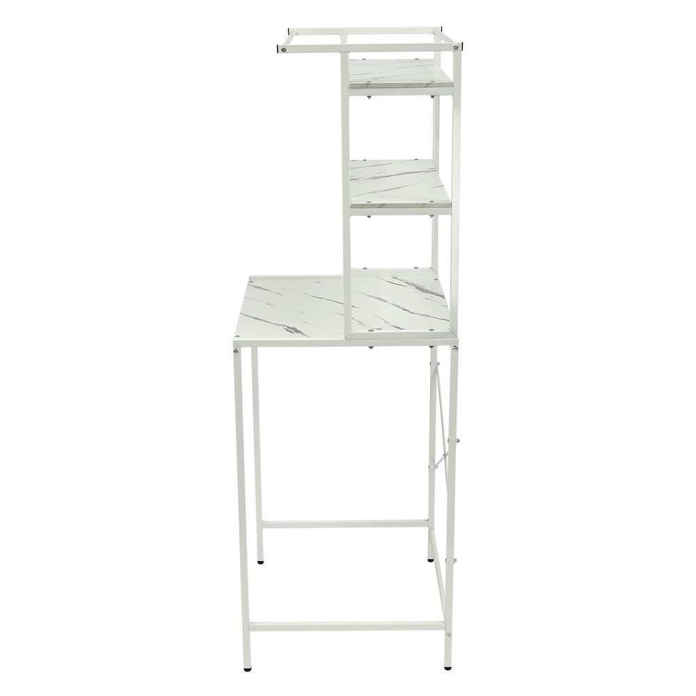 Washer & Dryer Storage Shelf Bathroom Space Saving Organizer Rack Standing Rack