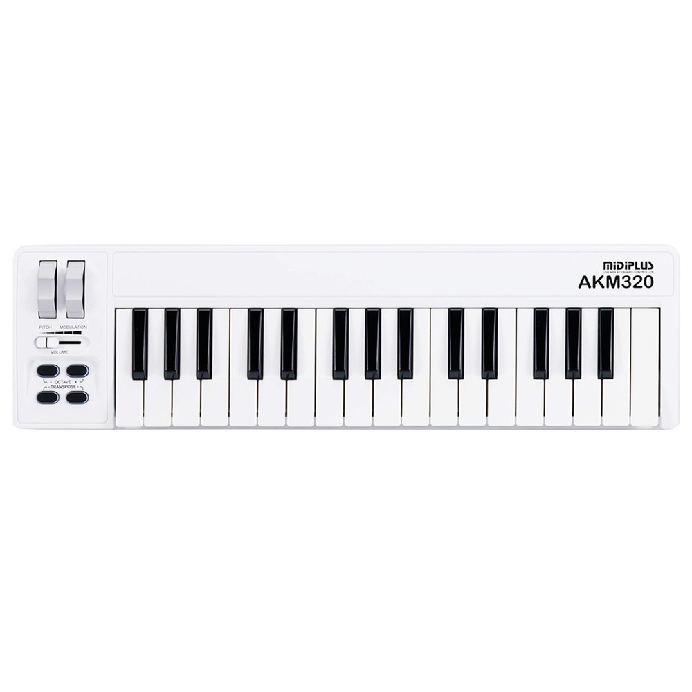 AKM320 32 key MIDI Keyboard Controller, white