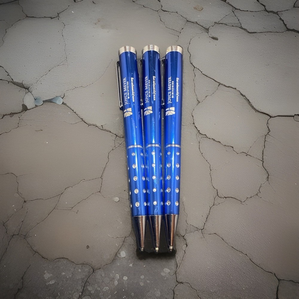3 Pens From Joyce Meyer Ministries Blue