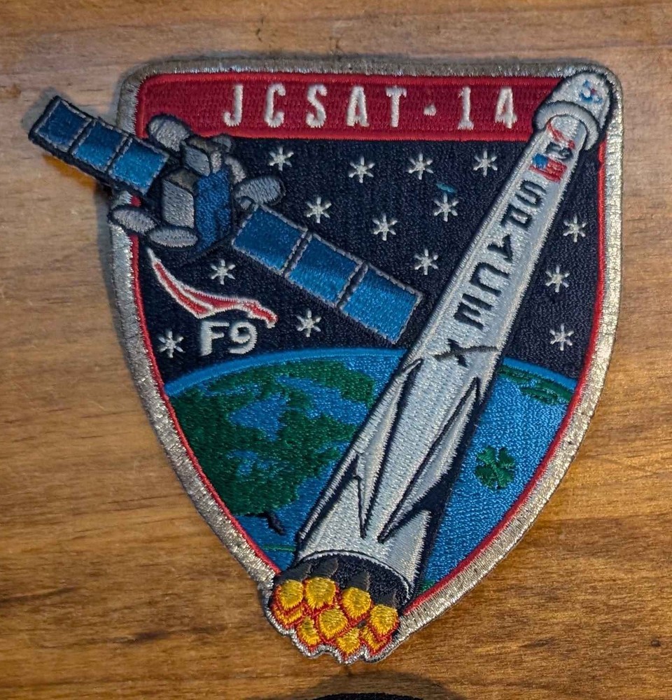 SpaceX JCSat-14 Falcon 9 Mission Patch