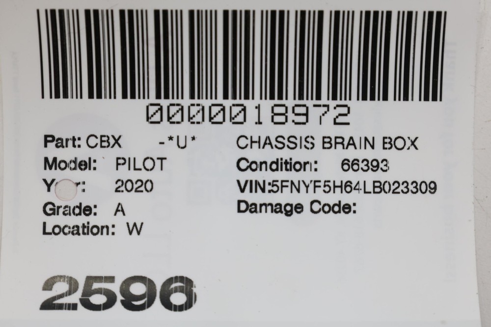 2019 - 2022 HONDA PILOT FWD AUTOMATIC TRANSMISSION CONTROL MODULE UNIT OEM