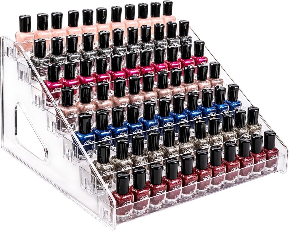 Nail Polish Organizer Acrylic Display Rack